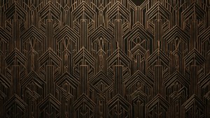 Bronze Art Deco Lines