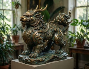 Bronze Mythical Sculpture