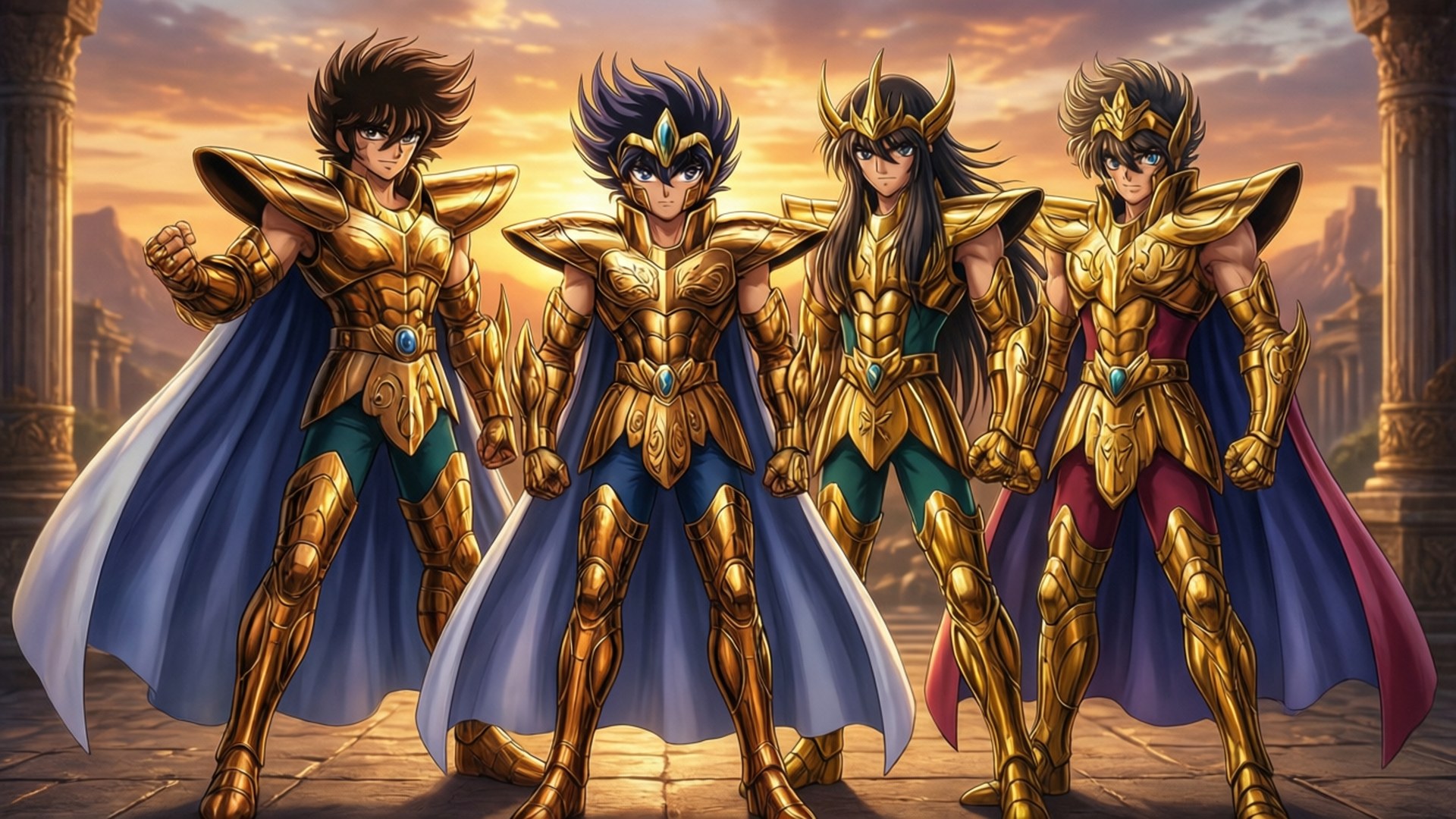 Bronze Saints United by Wallpapers.art Studio