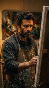 Brooding Artist Oscar