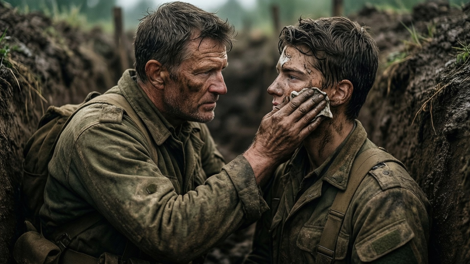 Brothers in the Trenches by Wallpapers.art Studio