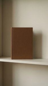 Brown Book on Shelf