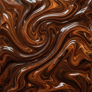 Brown Fluid Art