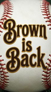 Brown is Back Typography