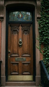 Brownstone Door Detail