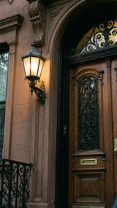 Brownstone Door Detail
