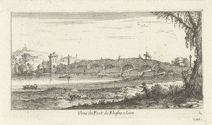 Brug over de Rhône nabij Lion