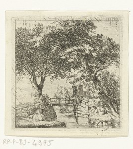 Bruggetje bij Sandenhoef, Overveen
