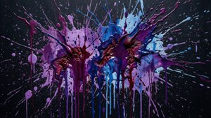 Bruise Splatter Art