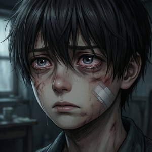 Bruised and Broken Boy