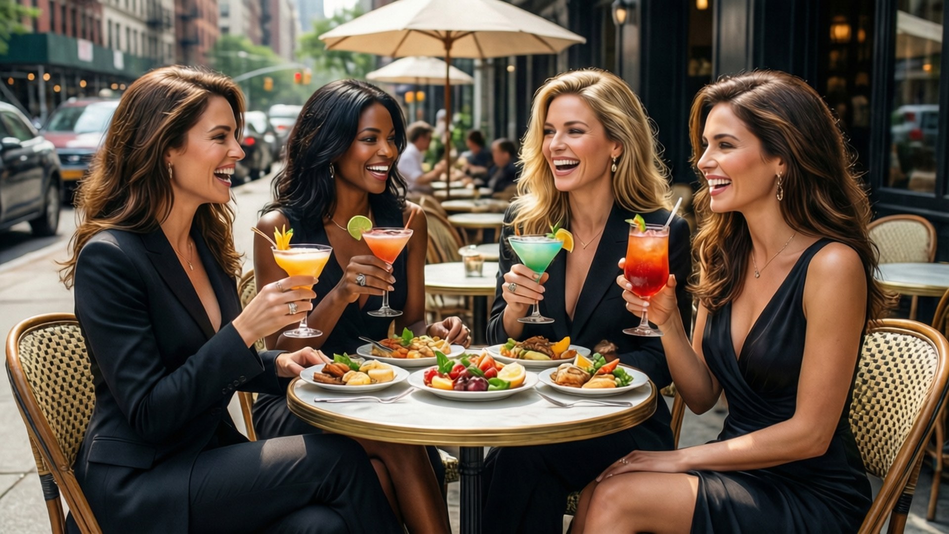 Brunch with the Girls by Wallpapers.art Studio