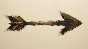 Brush Stroke Arrow