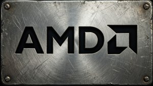 Brushed Metal AMD Logo