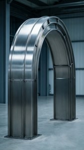 Brushed Steel Arch