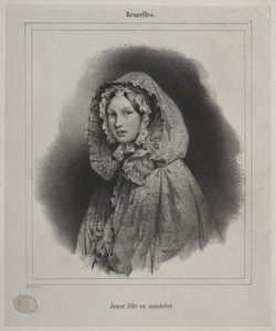 Brussels:  Young Girl in a Cape