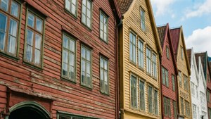 Bryggen Facade Detail