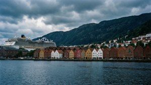 Bryggen from the Fjord