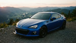 BRZ Mountain Sunset