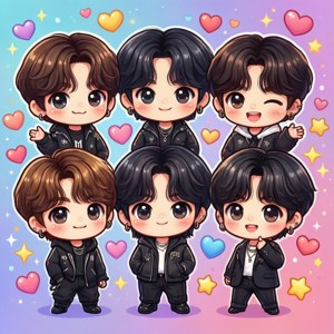 BTS Chibi Cuteness