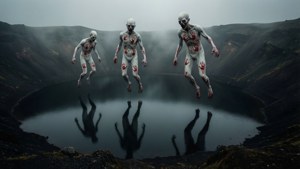 BTs Over Tar Crater Lake