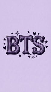 BTS Typography Love
