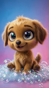 Bubble Puppy Close-Up