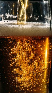 Bubbles Rising Gold