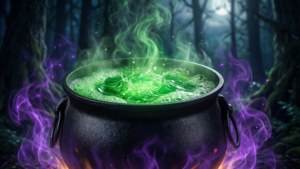 Bubbling Green Cauldron