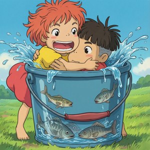 Bucket Hug Surprise