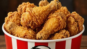 Bucket of Fried Drumsticks