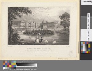 Buckingham Palace: from 'Premier' Map of London and Suburbs