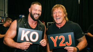 Buddies Jericho and Owens