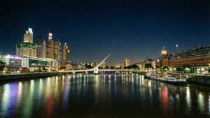 Buenos Aires Night Skyline