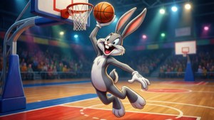 Bugs Bunny Slam Dunk