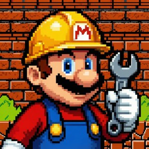 Builder Mario Sprite