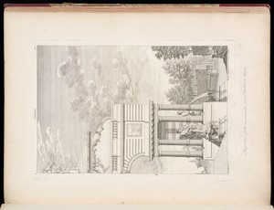 Building Façade Set in a Garden