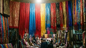 Bukhara Silk Bazaar