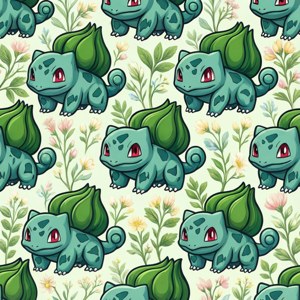 Bulbasaur Leaf Pattern