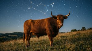 Bull Under Stars