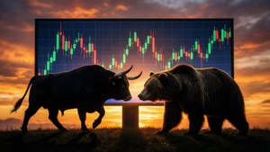 Bull vs Bear Sunset