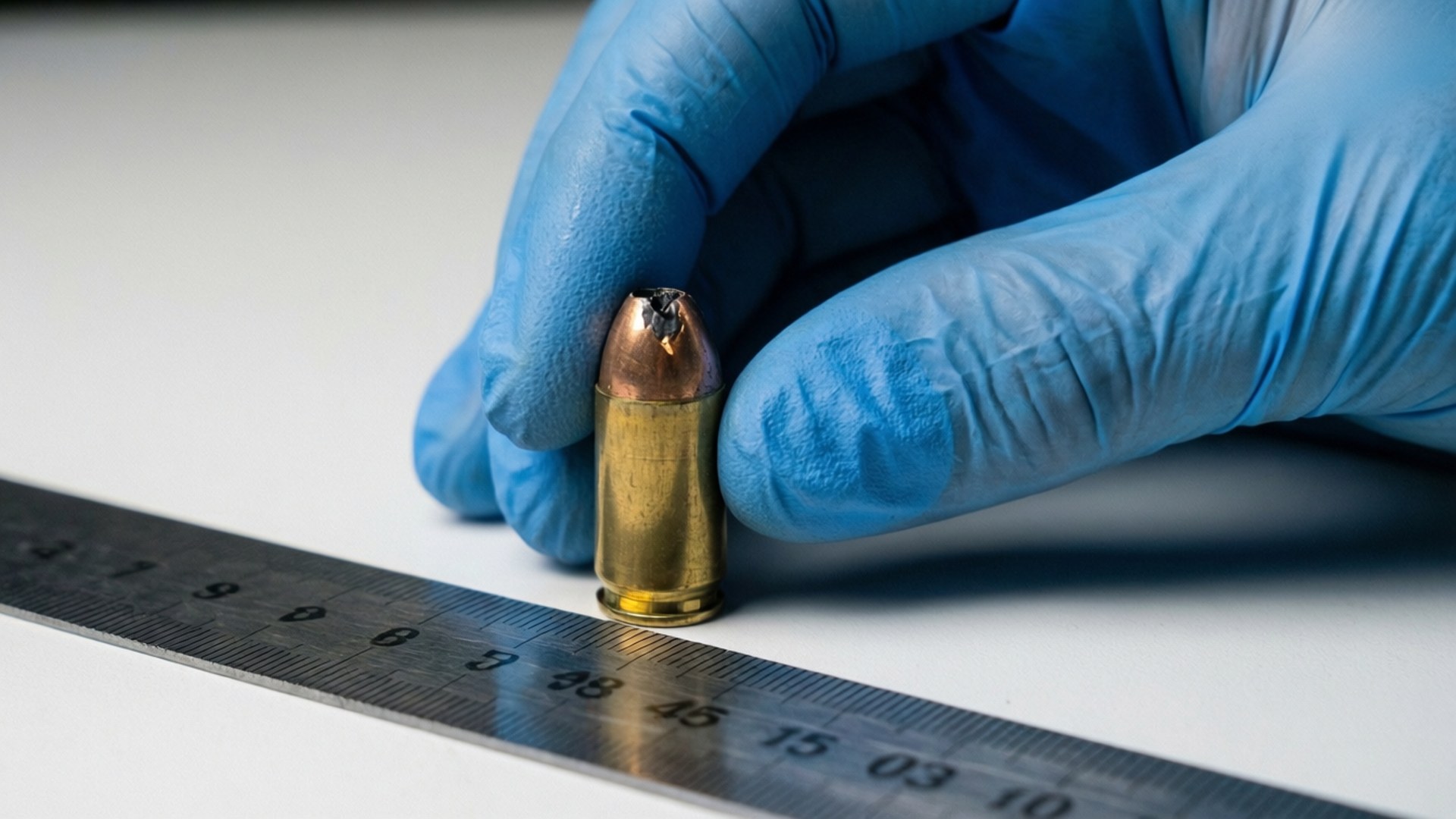 Bullet Casing Examination by Wallpapers.art Studio