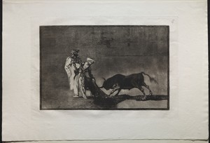 Bullfights:  The Moors Make a Different Play in the Ring Calling the Bull with the Burnous