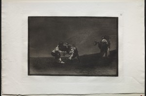 Bullfights:  The Same Man Throws a Bull in the Ring at Madrid