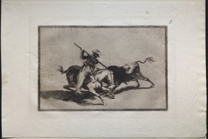 Bullfights:  The Spirited Moor Gazul is the First to Fight According to the Rules