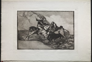 Bullfights:  The Way in Which the Ancient Spaniards Hunted Bulls on Horseback in the Open Country