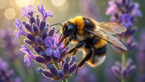 Bumble Bee on Lavender
