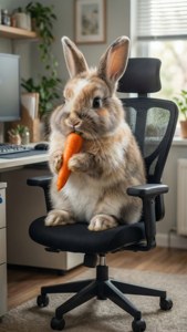 Bunny at Work