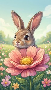 Bunny in Meadow