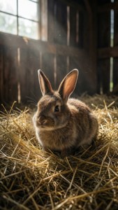 Bunny in the Barn