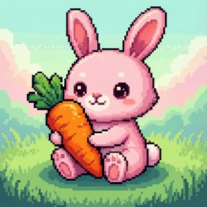 Bunny with Carrot